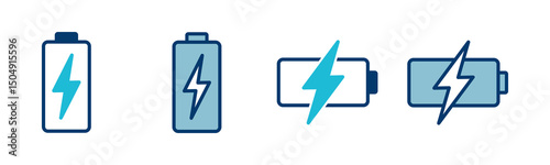 battery icon vector isolated on white background. Battery vector icon. battery charge level. battery charging icon