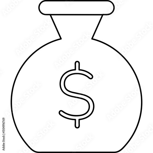 Secure Your Wealth with a Money Bag Icon