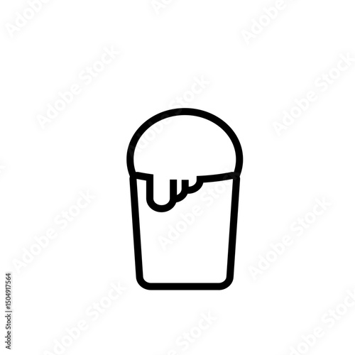 Happy ice cream icon