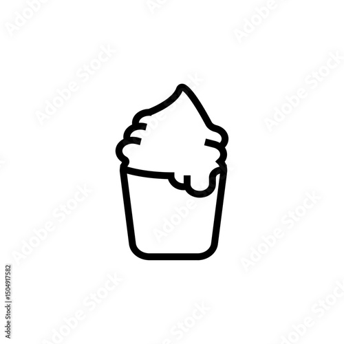 Chocolate drip icon