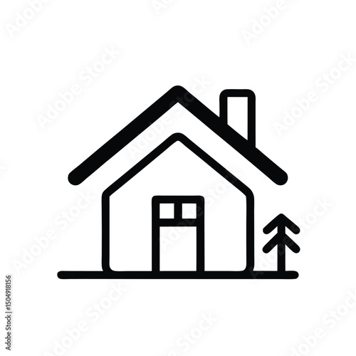 House icon. home isolated on transparent background
