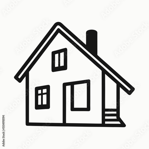 House icon. home isolated on transparent background
