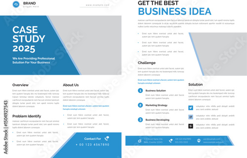 Case Study Flyer Template