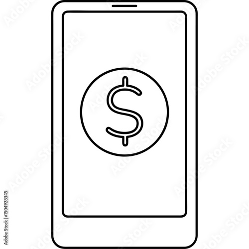 Modern Smartphone Vector with Minimalist Flat Design