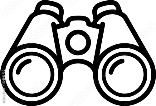 Binoculars Outline Icon