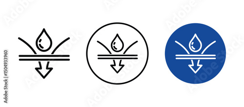 Absorbent Icon Set