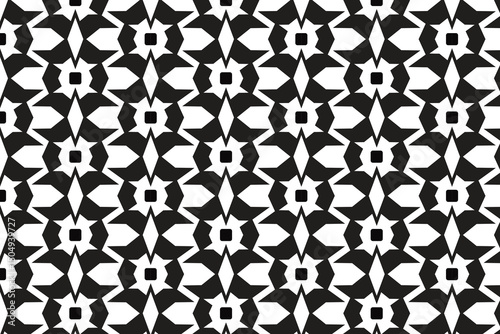 vector black and white seamless pattern illustration textile abstract background	