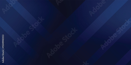 Black dark navy blue silver abstract pattern background. Geometric shape. Line triangle angle fold polygon diamond 3D arts modern