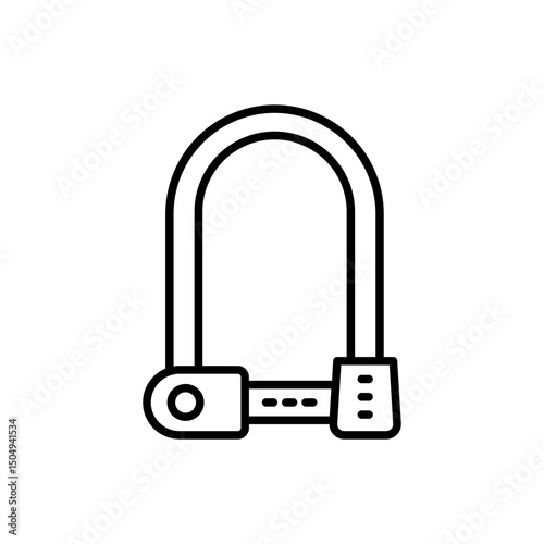 Bicycle lock icon