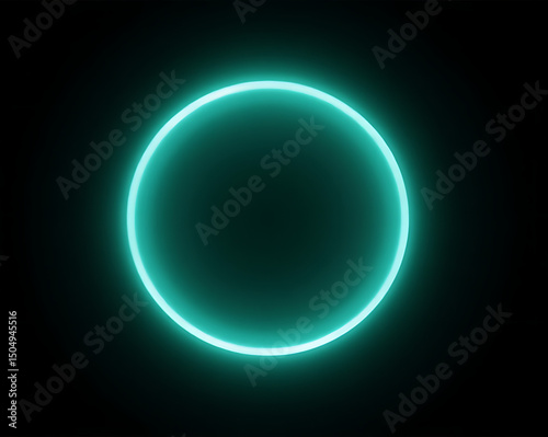 glowing sphere on black background, Circle round spot stain light oval ellipse light