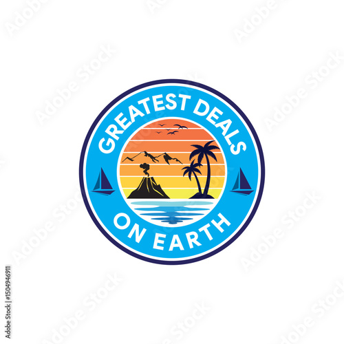 Powerful Volcano logo featuring a bold volcanic mountain with erupting lava and sharp lines, perfect for adventure brands, outdoor gear, and energy companies symbolizing strength, energy, and natural 