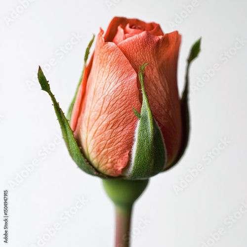 rose bud isolated