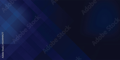 Black dark navy blue silver abstract pattern background. Geometric shape. Line triangle angle fold polygon diamond 3D arts modern