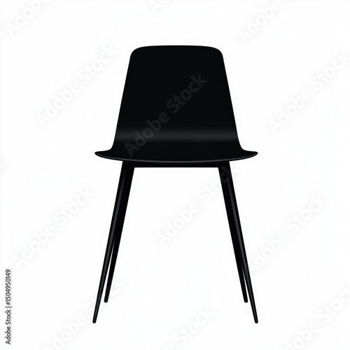 modern chair silhouette , b...