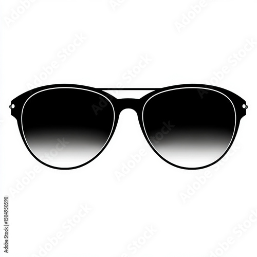 sunglasses silhouette , bla...