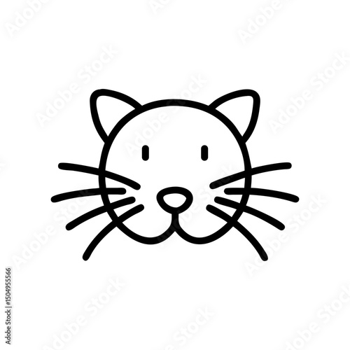 Cat whiskers icon