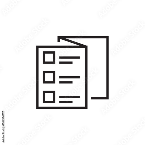 food menu paper