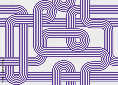 Seamless Abstract Border Pattern – Purple Accent. Ideal for subtle, clean design needs like branding, layout backgrounds, and stationery.	