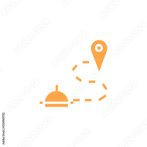 food delivery map
