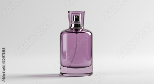 Elegant Lavender Perfume Bottle: A Modern Minimalist Design
