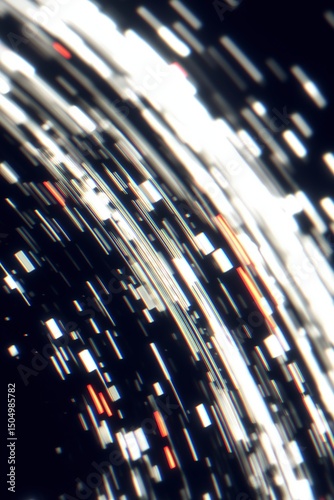 Abstract Light Trails