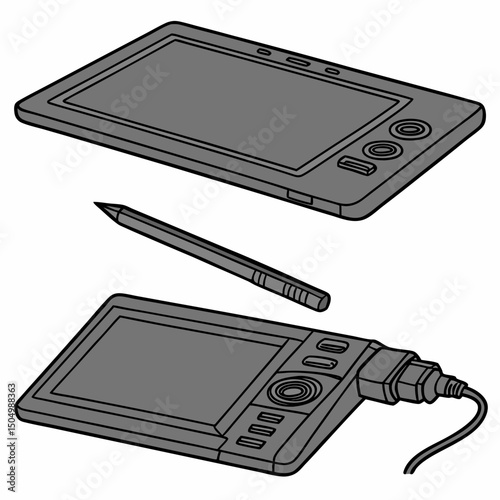 graphic tablet new qualityful design & vector art