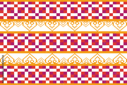 seamless geometric pattern with geometric elements
Fabric Pattern Design
Ethnic Fabric Pattern
Red, Yellow, Purple Fabric Pattern
Dress Pattern
Textile Business
Cushion Cover
Pillow Case
Table Cloth