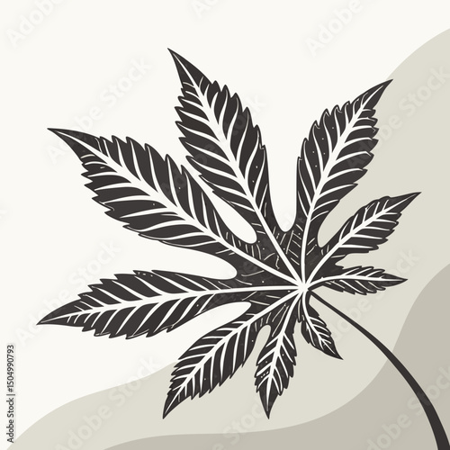 cannabis leaf vector