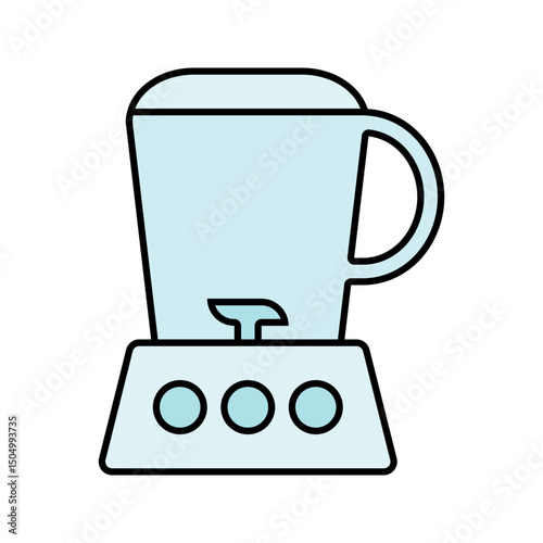 Blender icon. Ideal for kitchen or smoothie preparation designs.