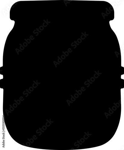 Barrel oil drum icon in flat style. isolated on transparent background