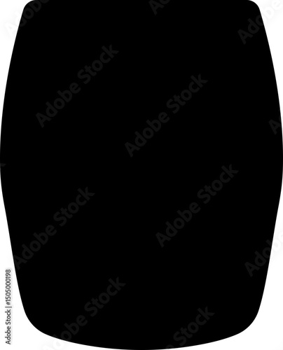Barrel oil drum icon in flat style. isolated on transparent background