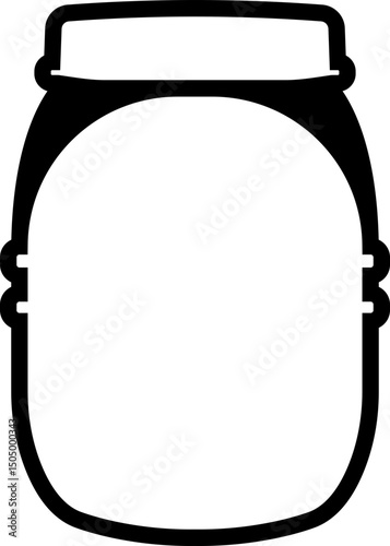 Barrel oil drum icon in line style. isolated on transparent background