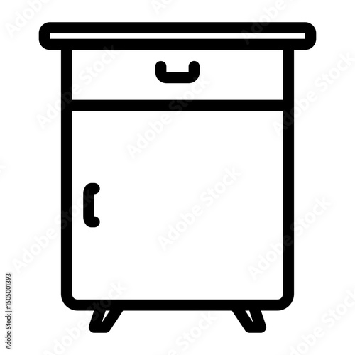 Bedside line icon