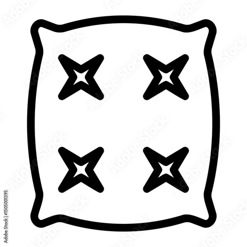 cushions line icon
