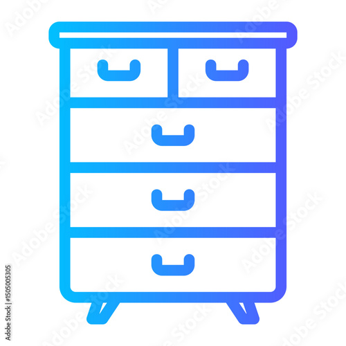 drawers gradient icon