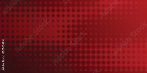 Red diagonal geometric shape with halftone. Modern fiber textured style vector eps 10