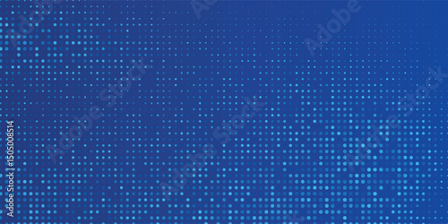Blue Tech Finance Fintech Background Abstract Pixel Pattern. Abstract Business Tech Science Vector Backdrop modern arts