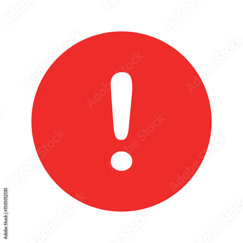 危険・警告・禁止等のシンプルアイコン　円形レッド〜Simple icons of danger, warning, prohibition, etc. Circle Red〜 photo