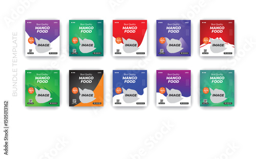 Organic Fruit Marketing Social Media Post Web Designs