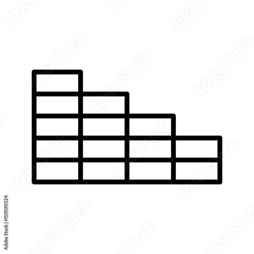 Brick Wall icon on white background