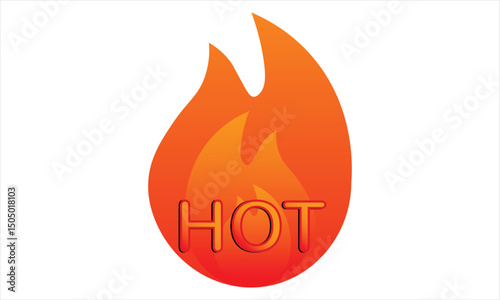 Hot price promotion labels with fire flames for vector Discount promo or special deal for hot price, shop labels and stickers with red yellow burning fire flames for store signs