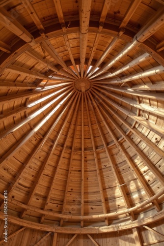 Wooden Dome Interior