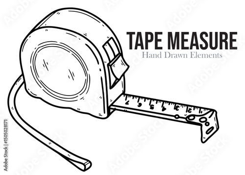 illustration of a tape measure