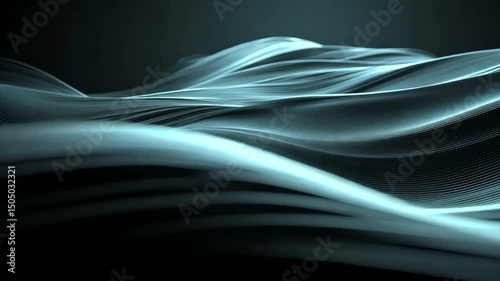 Abstract Wavy Strata