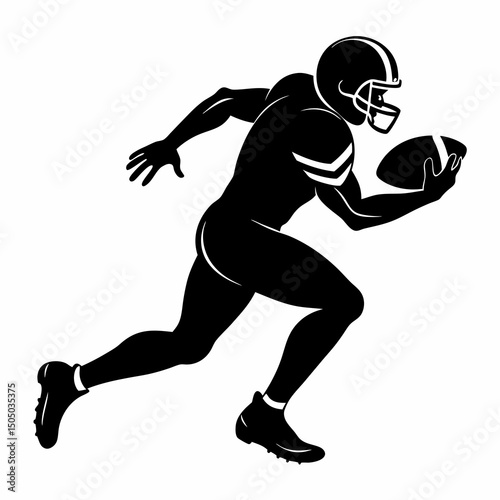 football player silhouette