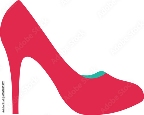 high-heel-shoes--icon-flat-illustration-sign-.eps