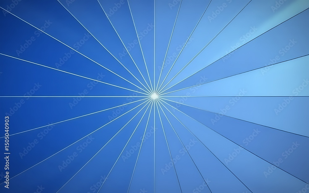 Obraz premium Abstract blue radiating lines background texture pattern design