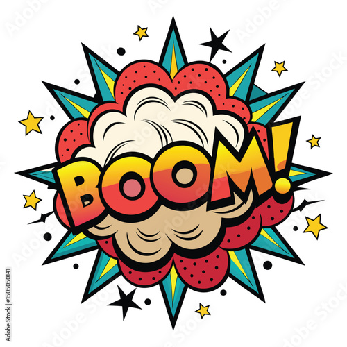 Cartoon comic sign burst clouds. Speech bubble, boom sign expression and pop art text frames. Comics mem expressions speech, superhero book bubbles label. Isolated vector symbols set 