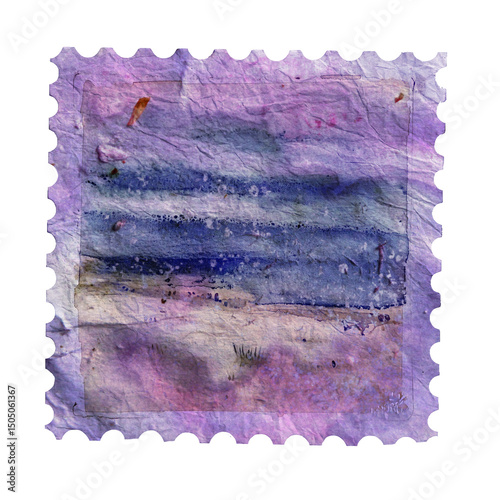 stamp pink wrinkled vintage stamp distressed water damaged weathered stamp postage stamp 
