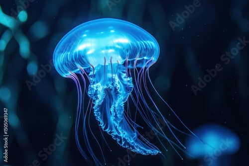 Ethereal Jellyfish Underwater a?